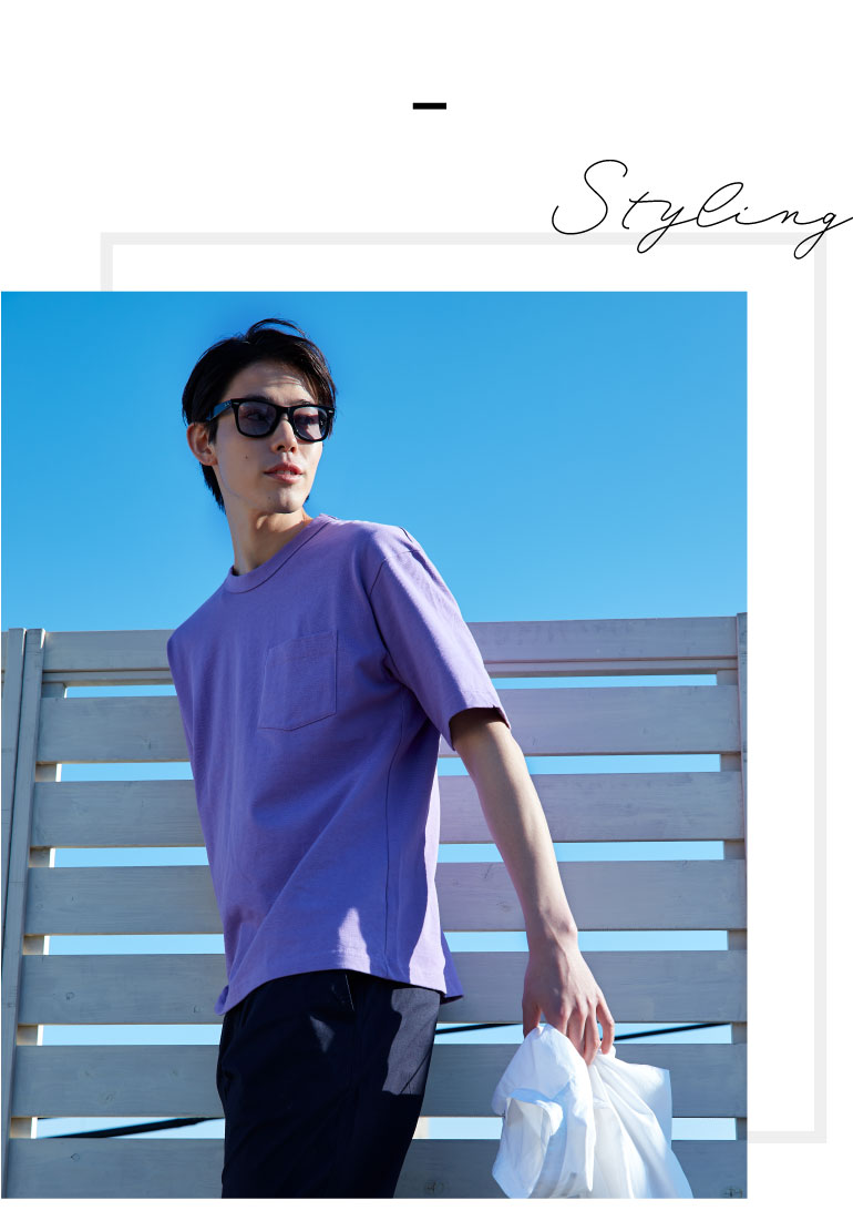 21 Summer Styling 01 サングラスでピリッと締める夏コーデ Mens編 Features News Optique Paris Miki Opt Label Opt Gout